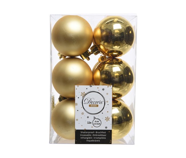 Bolas de Natal Dourado