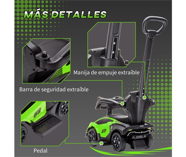 Carro Andador Polipropileno (PP) e Aço AIYAPLAY Verde