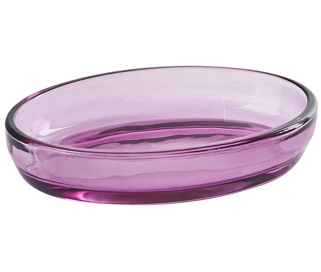 Beliani Conjunto de accesorios de baño ROANA Lavanda