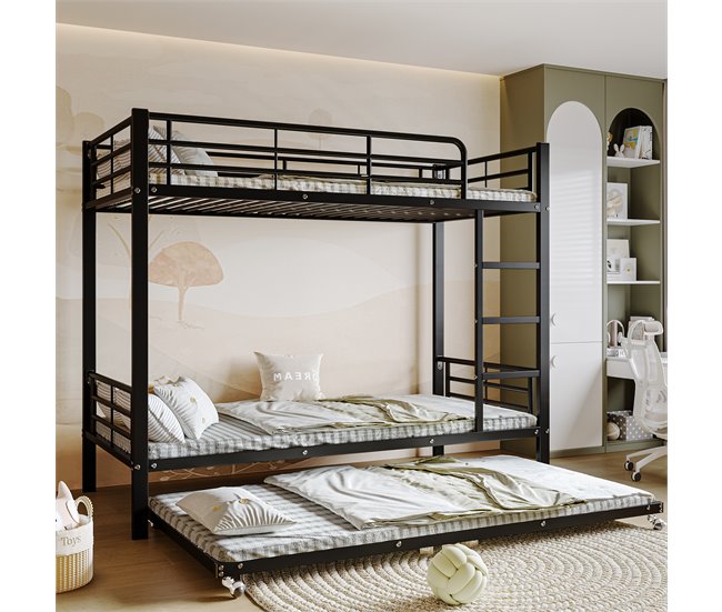 Beliches 95x204 Preto