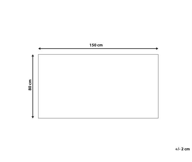 Beliani Pelos curtos HAYMANA 80x150 Multicor