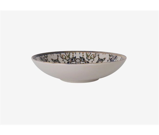 Conjunto 2 PRATOS de sopa ALTAMIRA/JAMEO/DRACH LA MEDITERRÁNEA 21cm Creme