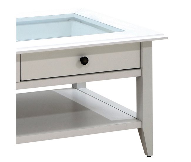Mesa de centro retangular MELODY Branco