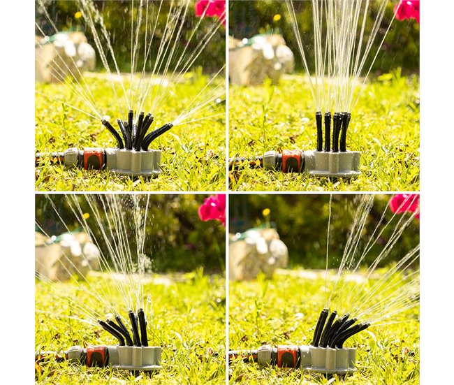 Aspersor de Rega 360º para Jardim Multicor