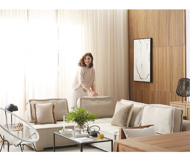 Beliani Mesa de jantar MARAMO 50x100 Preto