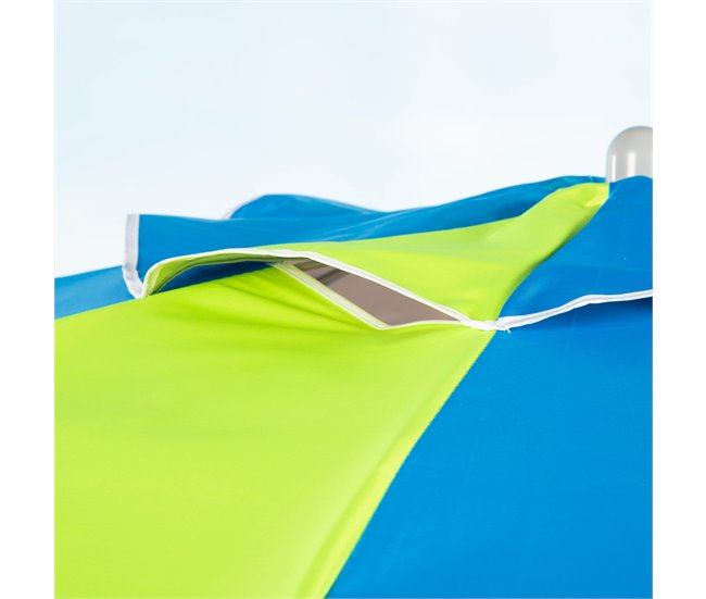 Aktive Guarda-sol de praia com capa (envio aleatório) Azul/ Verde