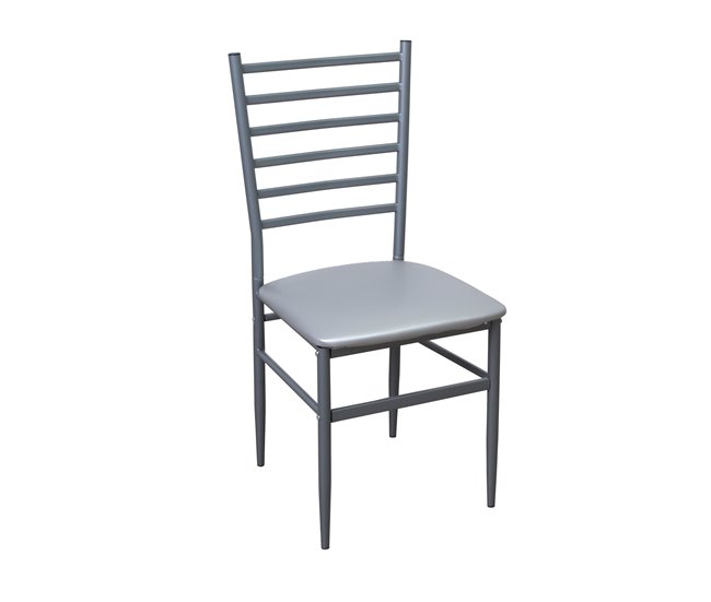 Cadeira de cozinha fixa ALKOR ICE II Prata