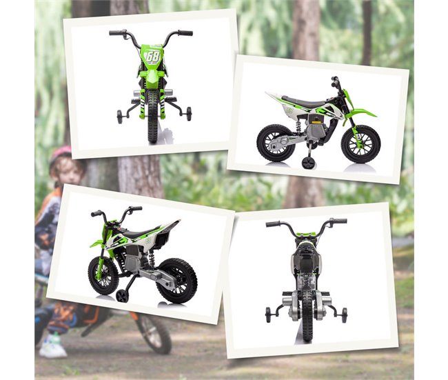 Mota Elétrica para Crianças PP e Metal AIYAPLAY Verde