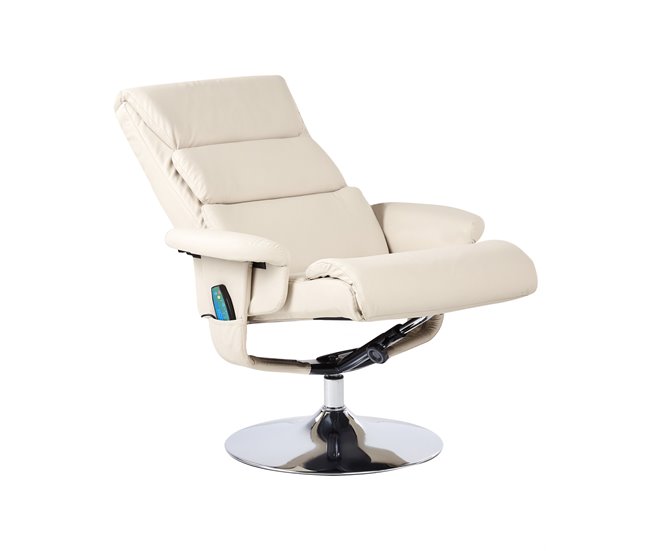 Beliani Cadeira de massagem LEGEND Bege