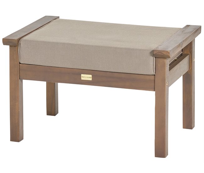 Beliani Conjunto lounge Madeira de acácia MANILA Castanho