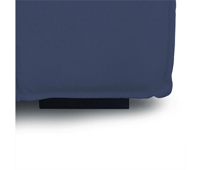 Sofá modular de 2 lugares com península esquerda Azul Marino