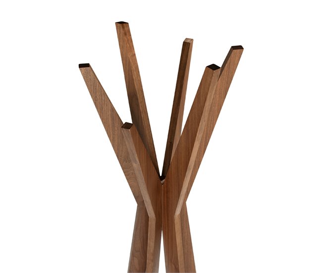 ANGEL CERDA Armário de cabeceira em madeira de pinho Nogal