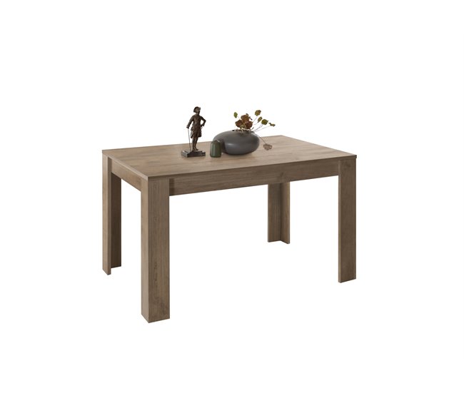 Mesa de jantar extensível RIMINI Carvalho