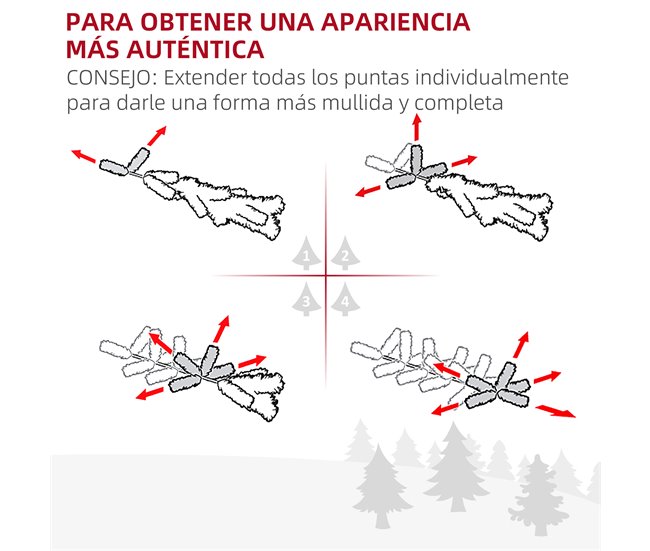 Árvore de Natal Metal e PVC HOMCOM, casa - natal Verde