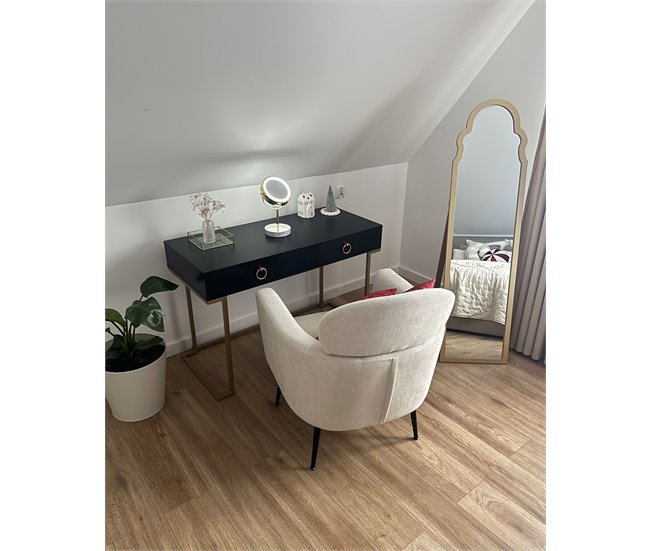 Beliani Espelho de maquilhagem SAVOIE 20x15 Branco