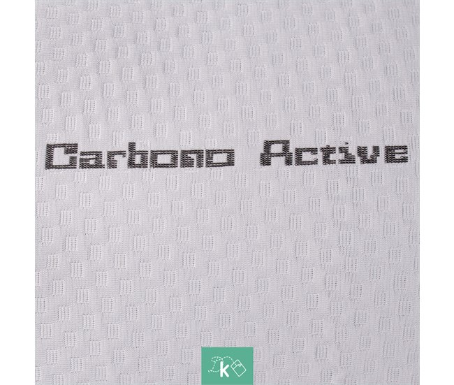 Cobertura viscoelástica de carbono ativo Cobertura de carbono ativo 80x34 Branco Veta