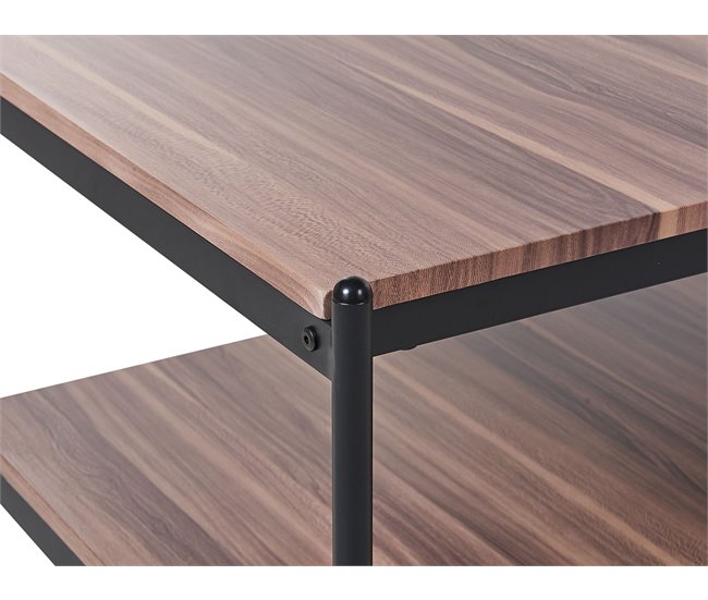 Beliani Mesa de comedor BALLINA 100x52 Castanho