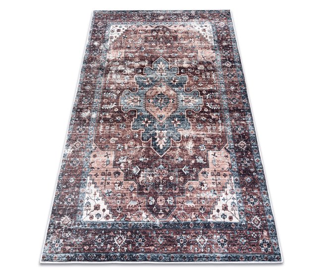 ANDRE 1826 Tapete Ornamento vintage antiderrapante 80x150 Multicor