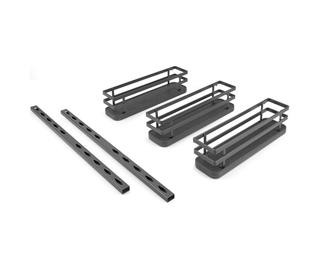 Bandeja para temperos Titane Kitchen em aço Cinza