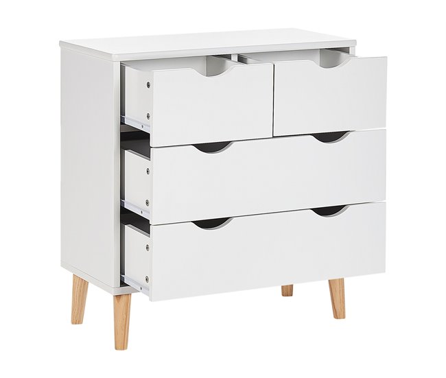 Beliani Cómoda SIMMIE Branco