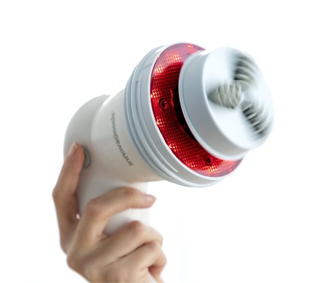 Aparelho de Massagem Anticelulítico Vibratório com Infravermelhos 5 em 1 Branco