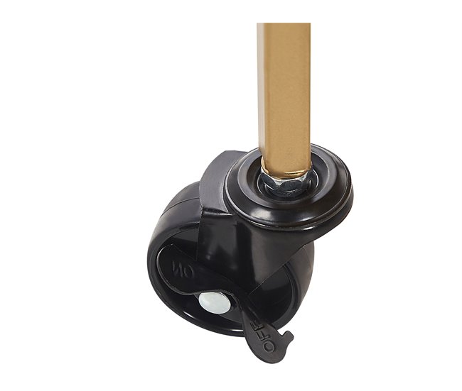 Beliani Carrito de cocina FARLEY Dourado