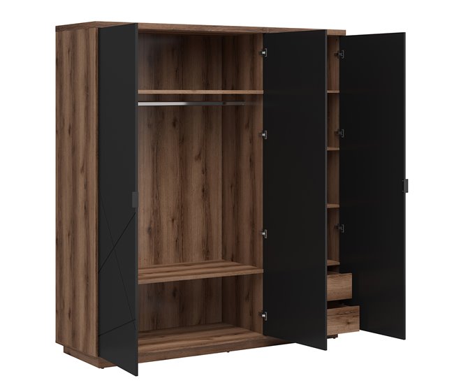 Armário de 3 portas Sven 180 Branco