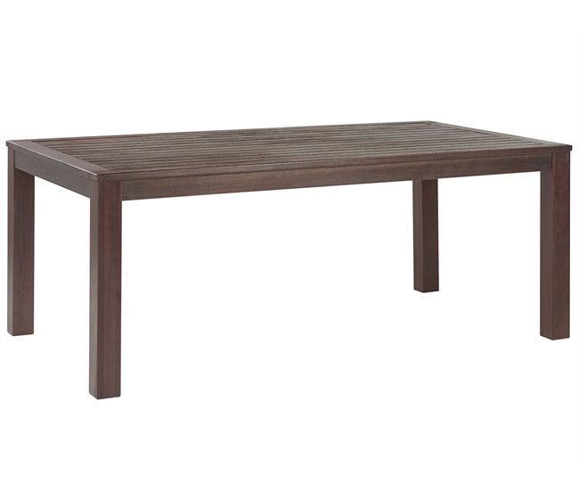 Beliani Mesa de refeição TUSCANIA Castanho