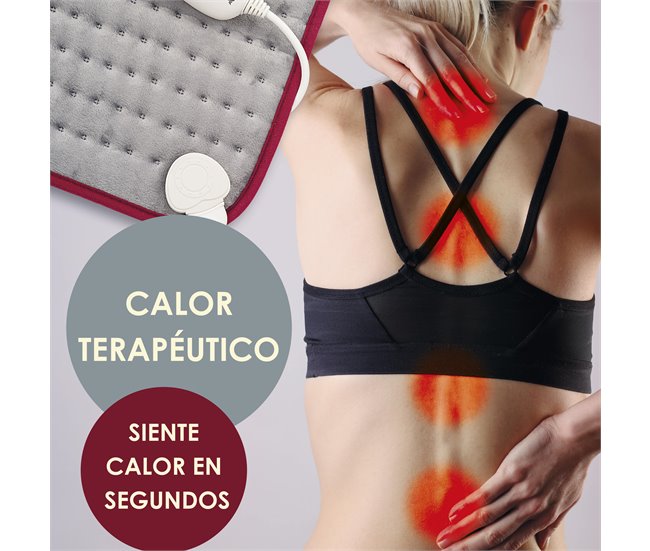 PAD ELÉTRICO RETANGULAR 40X30 Cinza