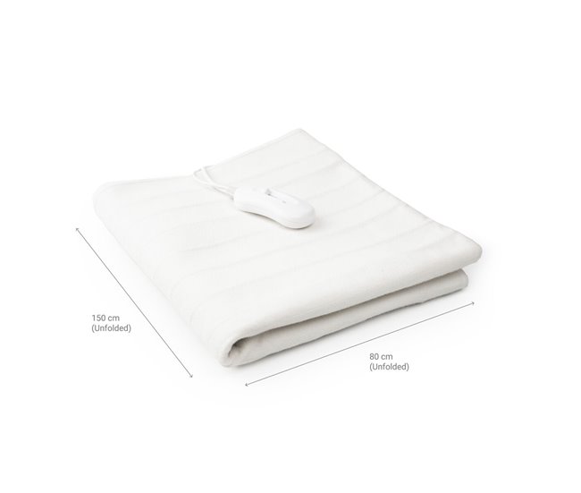 Aquecedor de Camas Elétrico Individual Branco