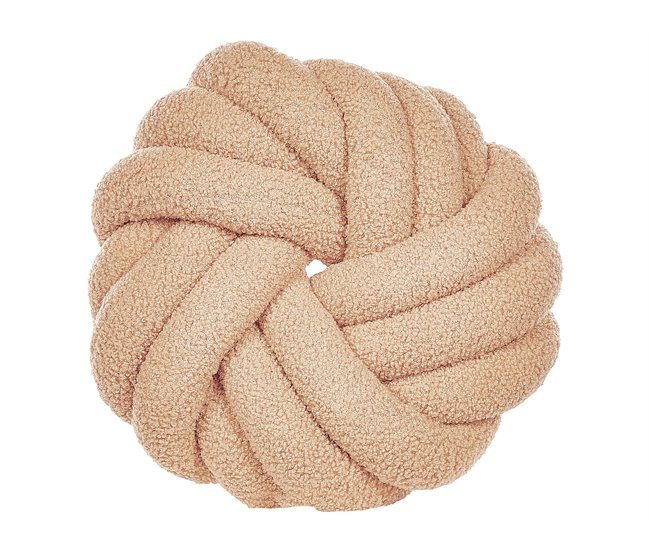 Beliani Almofada decorativa AKOLA 31x31 Bege