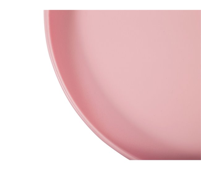 Beliani Conjunto bistrô CAVINIA Rosa