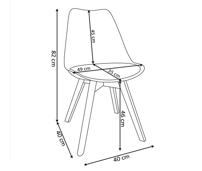 Pack Mesa Fixa de Jantar ou Cozinha + 6 Cadeiras Nórdicas 138x80 Branco