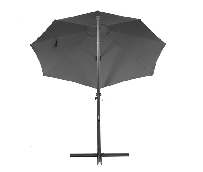 Guarda-sol ABBY 300x300x245cm Cinza Escuro