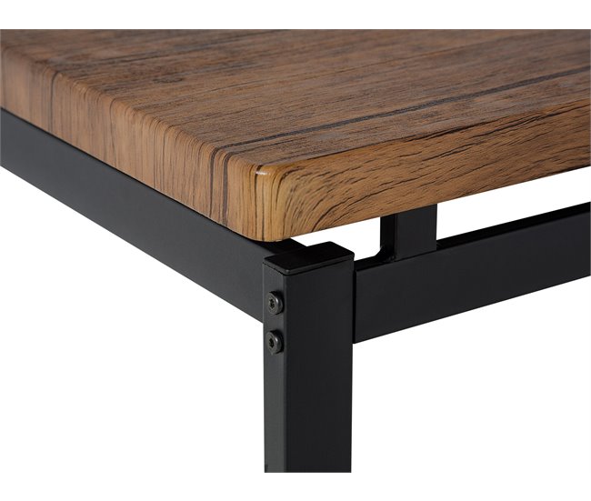 Beliani Conjunto de comedor ARLINGTON Preto