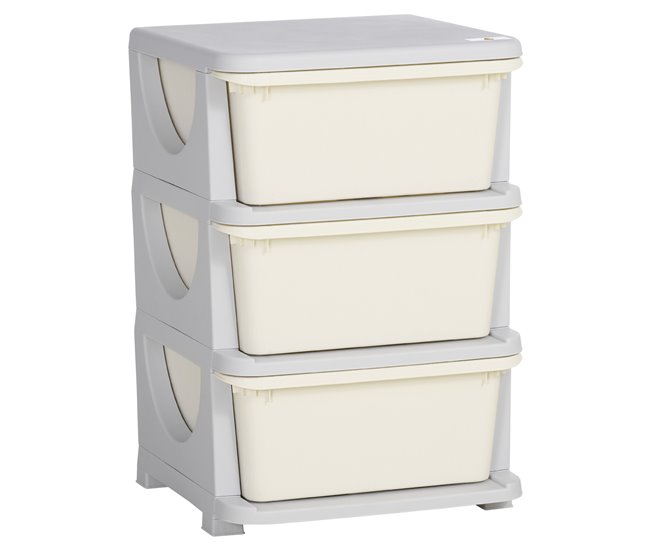Organizador de Brinquedos PP HOMCOM Cru