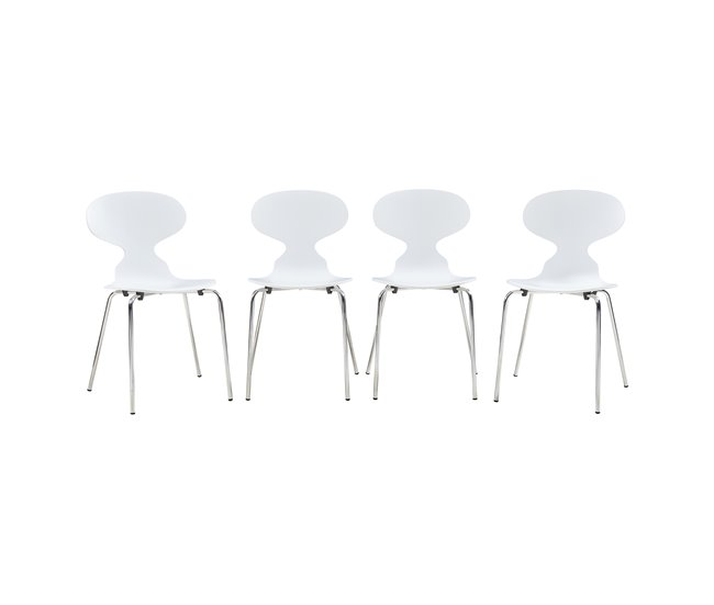 Conjunto de 4 cadeiras de jantar kil [en.casa]