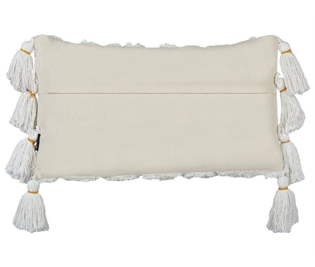 Beliani Almofada decorativa DAUR Bege