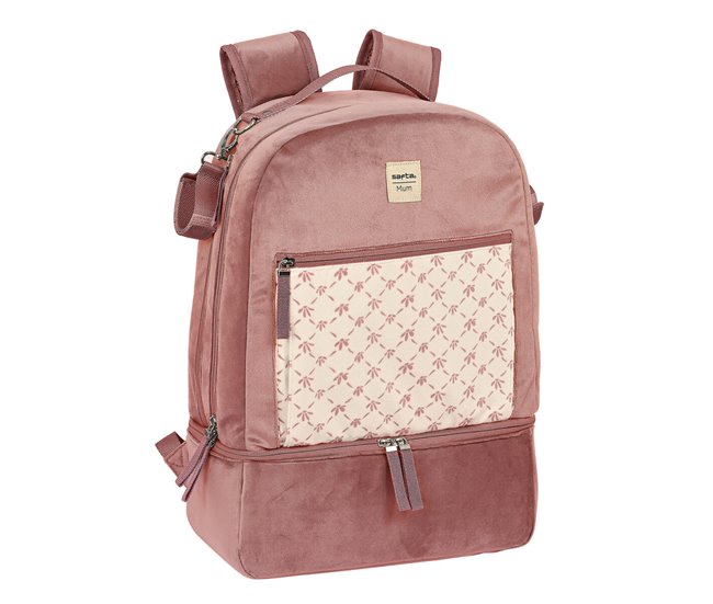 Mochila Acessórios Bebé Marsala Rosa