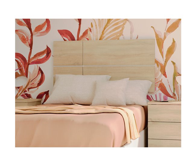 Cabeceira para Cama  Briebe Natura BRI-6058 Madeira