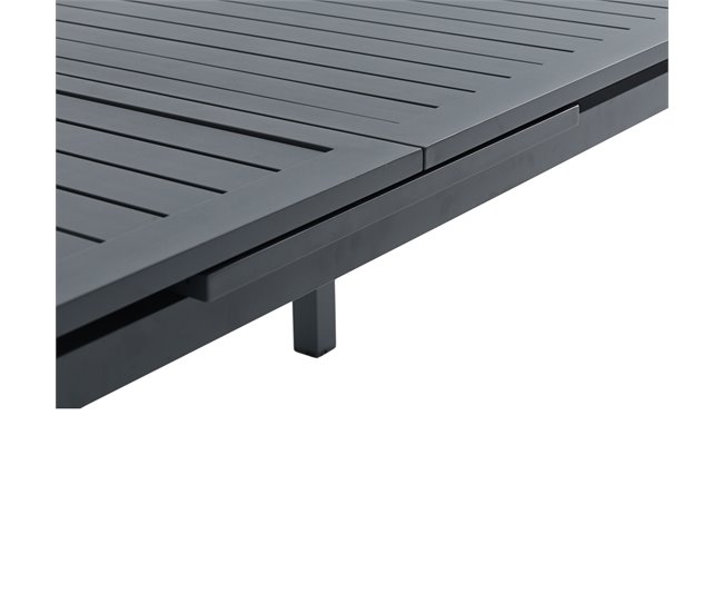 Mesa de jardim extensível ORION cinzento escuro Cinza Escuro