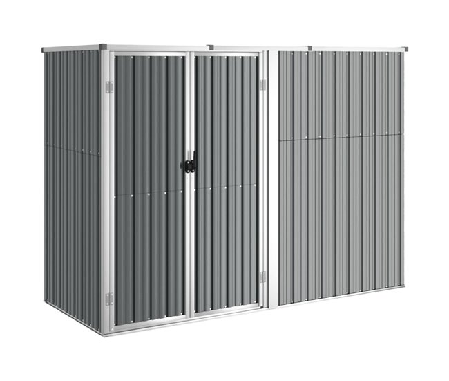 Abrigo de jardim, cabana, casa de armazenamento Cinza