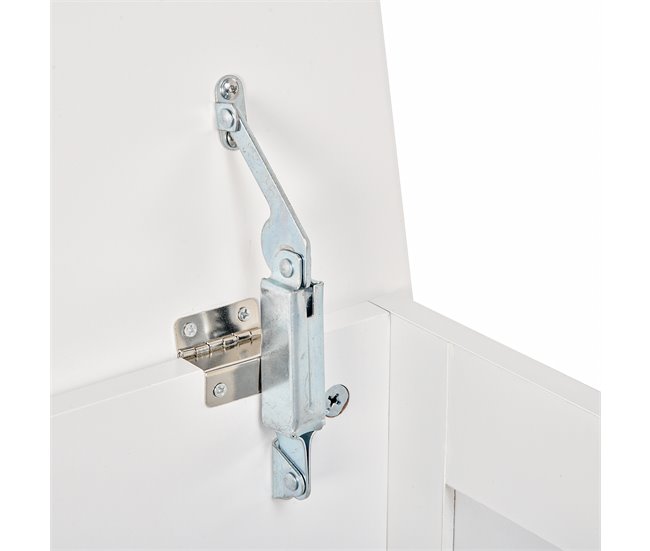 Baú de Armazenamento MDF HOMCOM, casa - móveis de armazenamento 81 Branco