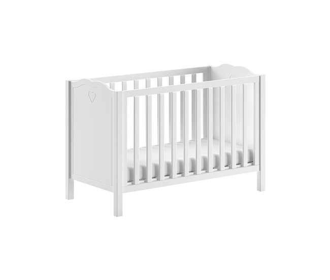 Cama de bebé Vipack Amori Branco