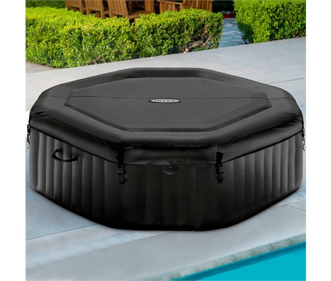 Spa insuflável octogonal INTEX 795 litros com bolhas e jactos 795 litros Multicor