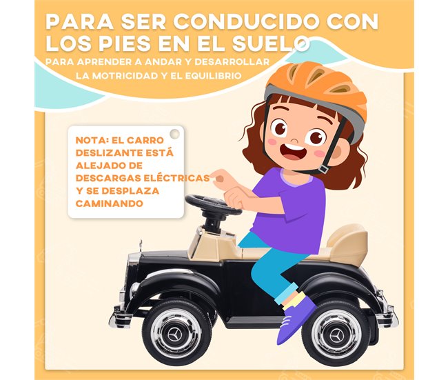 Carro Andador para Crianças PP e Metal AIYAPLAY Preto