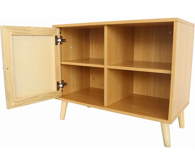 Aparador de madeira 80 Madeira Clara