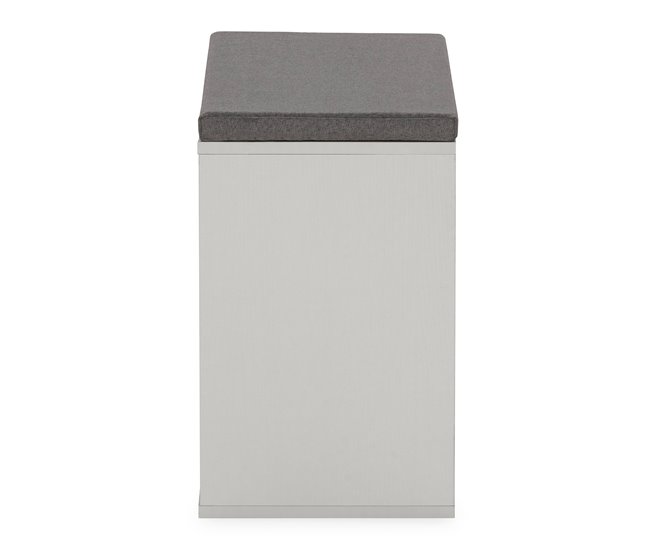 Banco de sapato Samuel 9 Furos 81 Branco/cinza