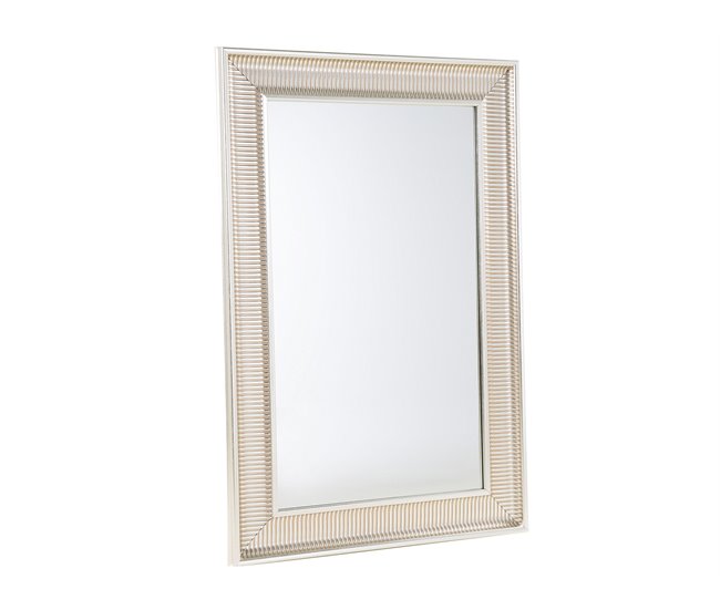 Beliani Espelho CASSIS 60x4 Cinza