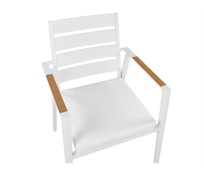 Beliani Conjunto de refeição MALETTO/TAVIANO Branco